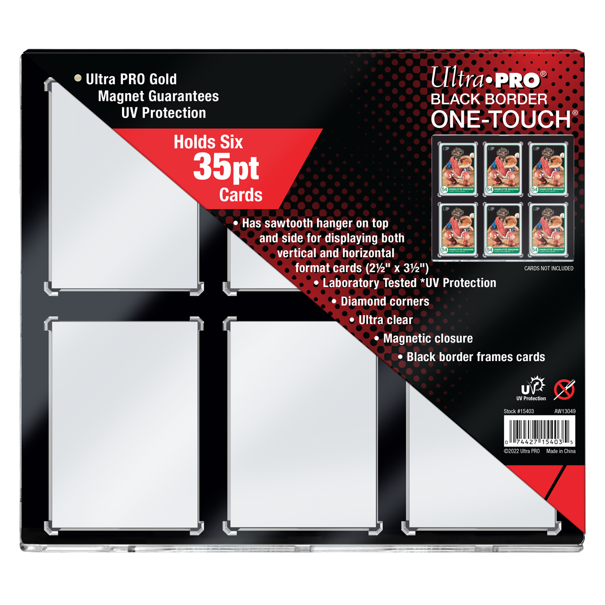 Ultra Pro 35PT 6-Kort One-Touch Magnetisk Kortholder
