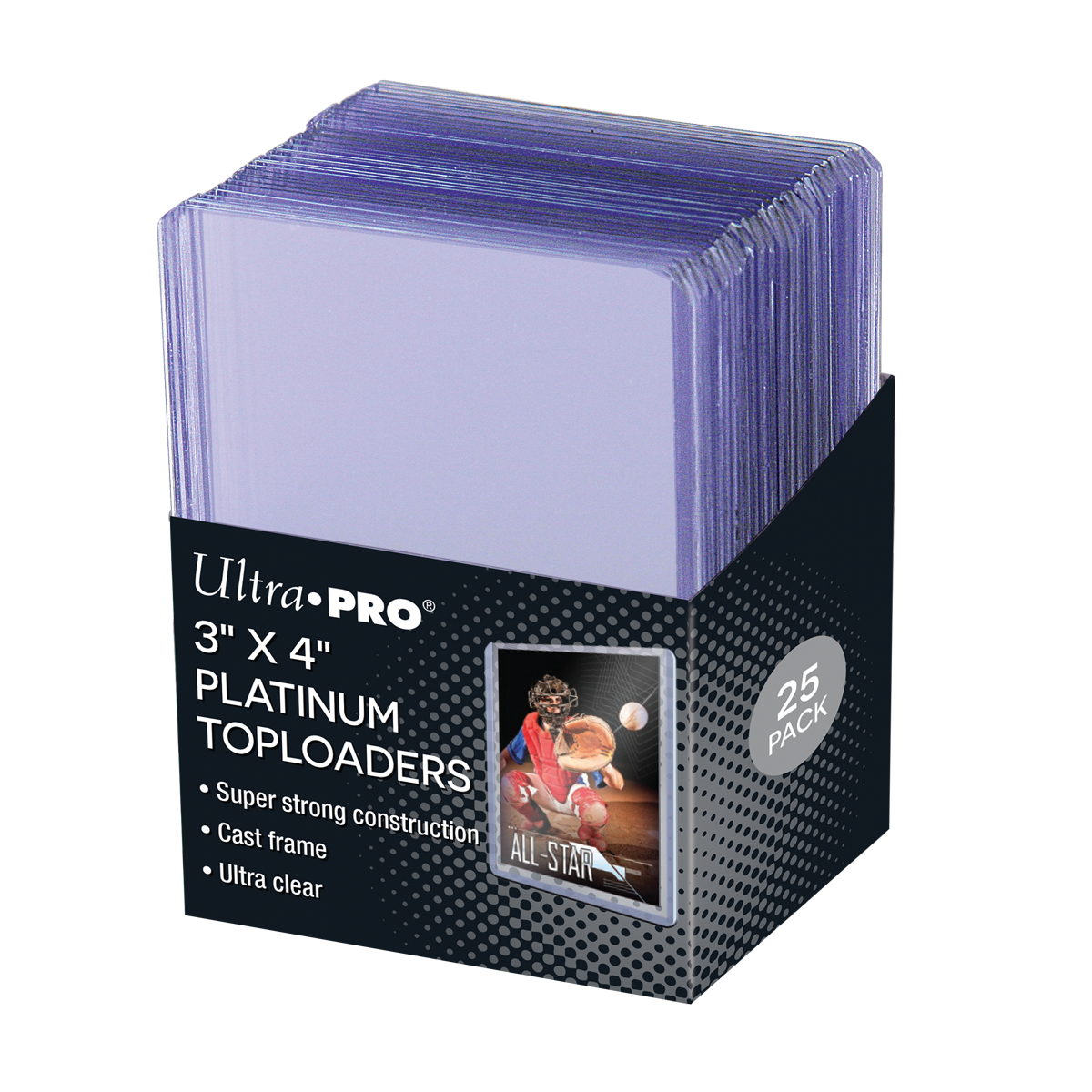 3" x 4" Ultra Clear Platinum TOPLOADER® Sleeves (25ct)
