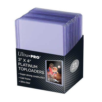 3" x 4" Ultra Clear Platinum TOPLOADER® Sleeves (25ct)