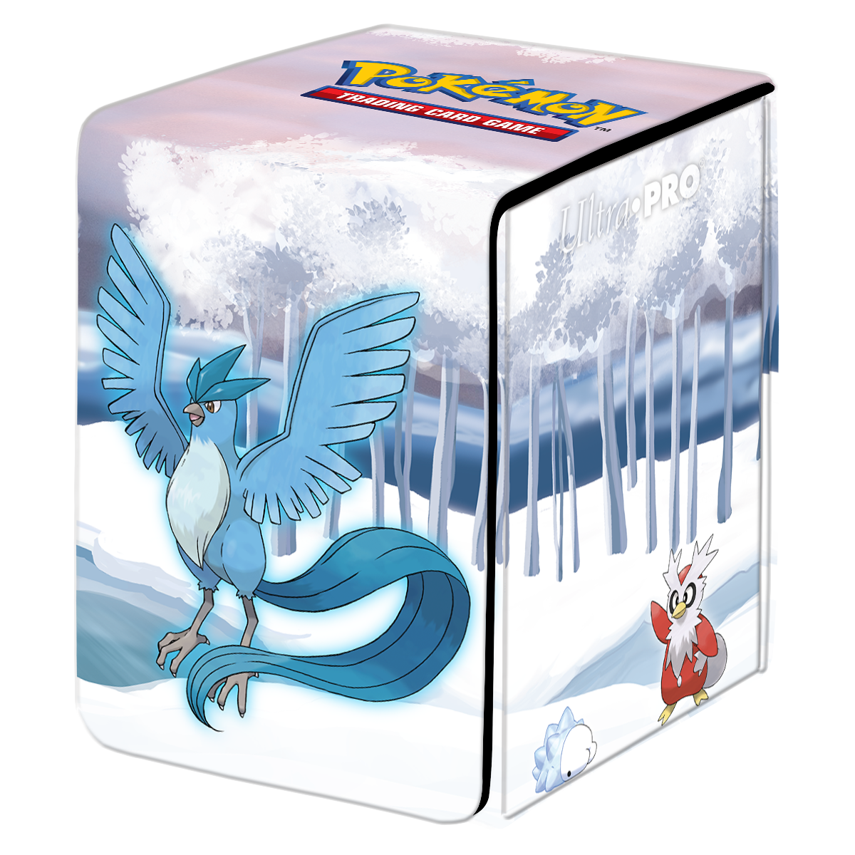 Ultra Pro Frosted Forest Articuno Alcove Flip Deck Box