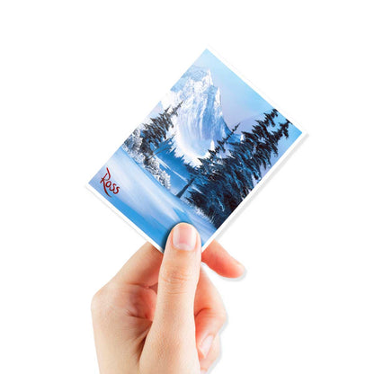 Bob Ross - Winter Paradise 105ct APEX DECK PROTECTOR® Sleeves for Tabletop Gaming