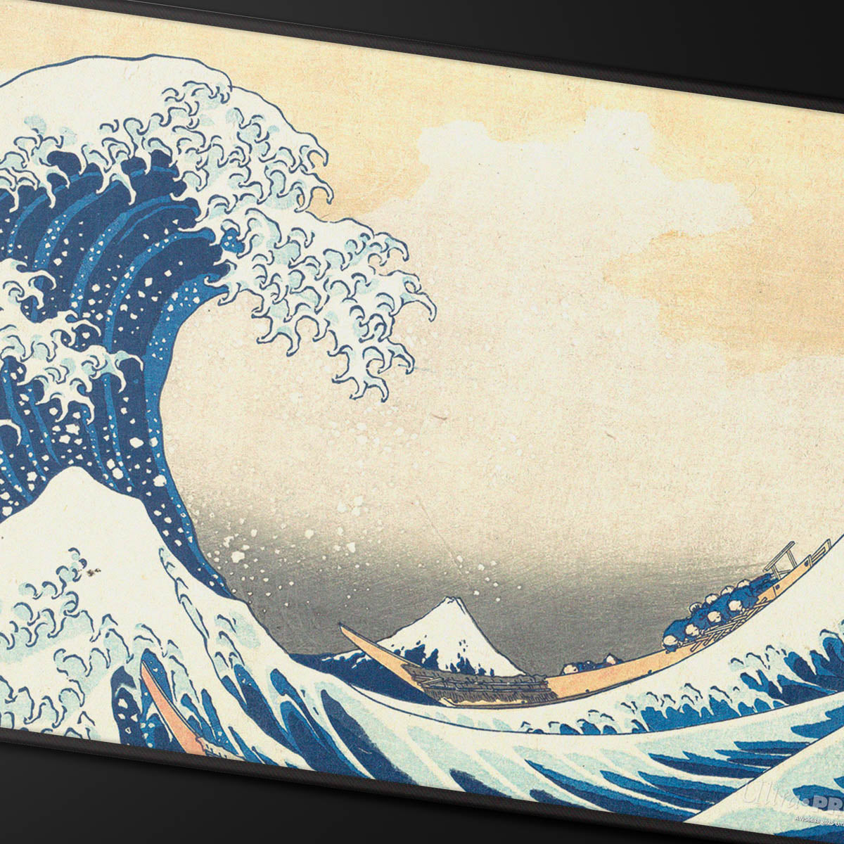 Ultra Pro The Great Wave off Kanagawa Black Stitched Playmat