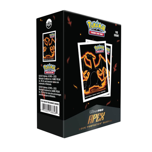 Ultra Pro Pokemon Neon Kanto 105ct Apex Deck Protector Sleeves Charizard