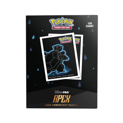 Ultra Pro Pokemon Neon Kanto 105ct Apex Deck Protector Sleeves Blastoise