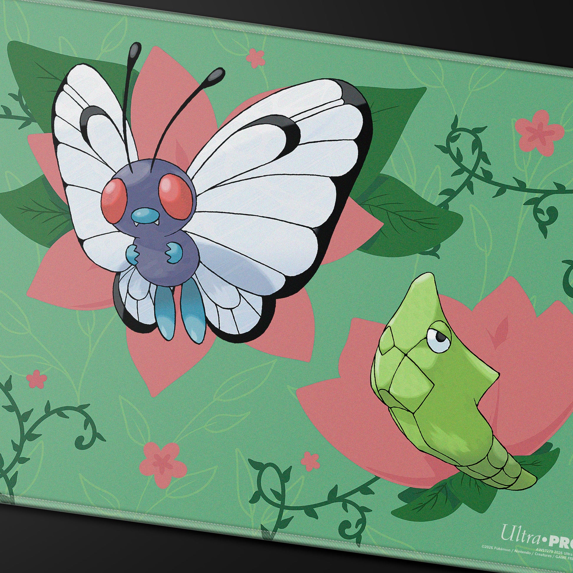 Ultra Pro Caterpie Evolutions Stitched Playmat for the Pokémon Trading Card Game