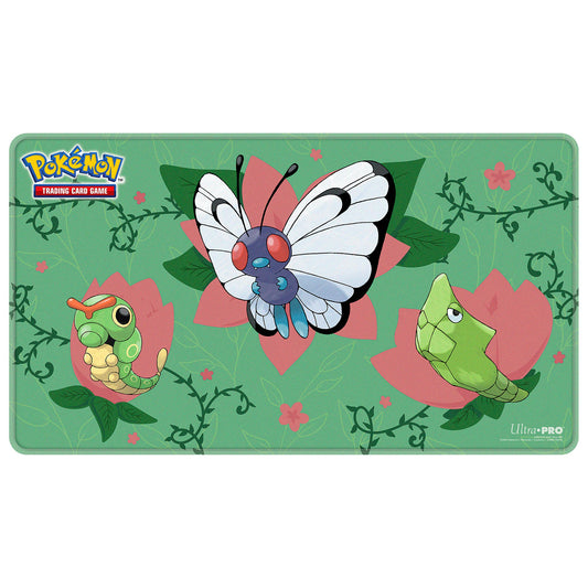 Ultra Pro Caterpie Evolutions Stitched Playmat for the Pokémon Trading Card Game