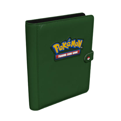 Ultra Pro Premium Snap Binder - grønn utgave lukket og skråstilt