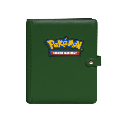 Ultra Pro Premium Snap Binder - grønn utgave sett rett forfra