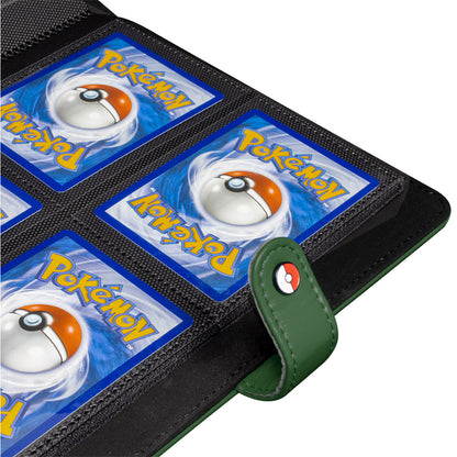 Ultra Pro Premium Snap Binder - nærbilde av åpne kortlommer innvendig