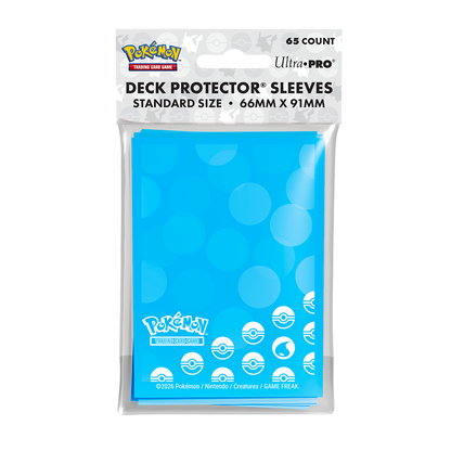 Ultra Pro Pokemon Energy Type Deck Protector Sleeves (65 stk) - Water Type