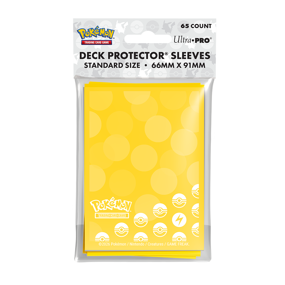 Ultra Pro Pokemon Energy Type Deck Protector Sleeves (65 stk) - Lightning Type
