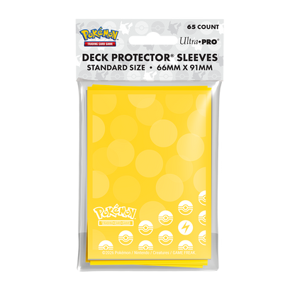 Ultra Pro Pokemon Energy Type Deck Protector Sleeves (65 stk) - Lightning Type