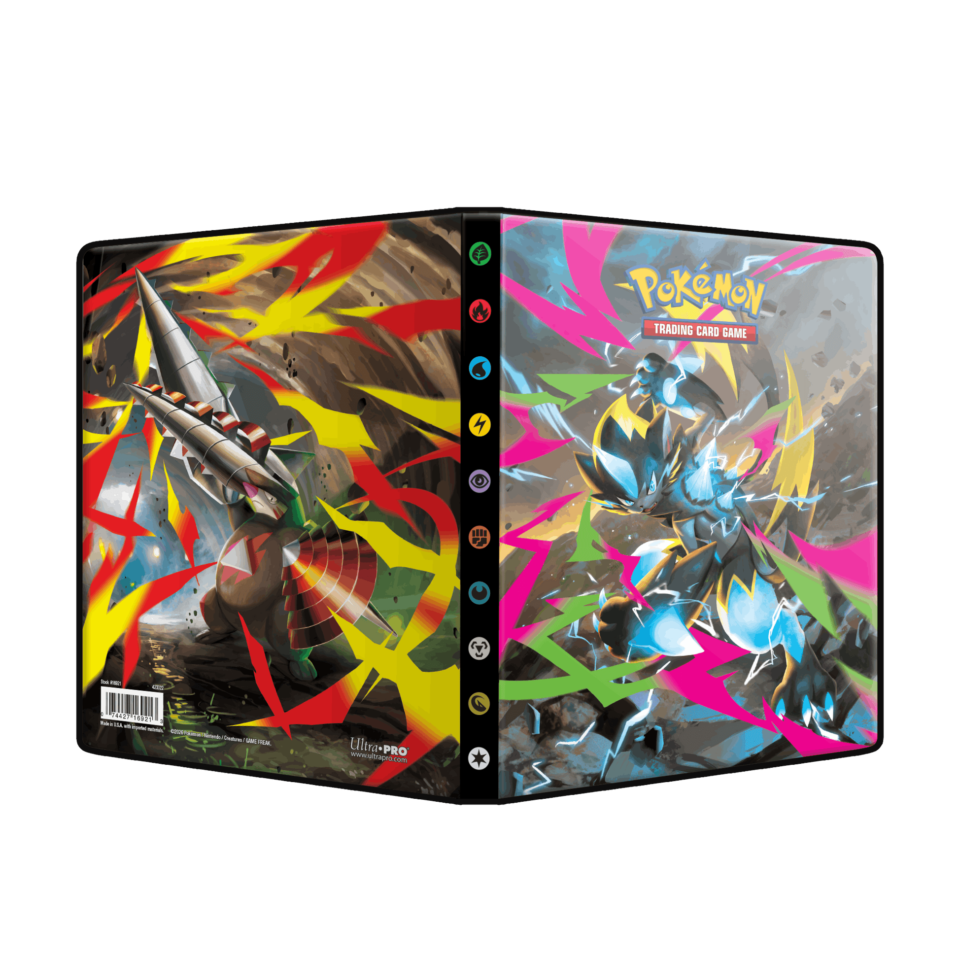 Ultra Pro Pokemon Mega Evolution Pitch Black 4-Pocket Portfolio