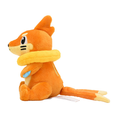 Buizel Fit Plush fra Pokemon Center Japan, sett fra siden