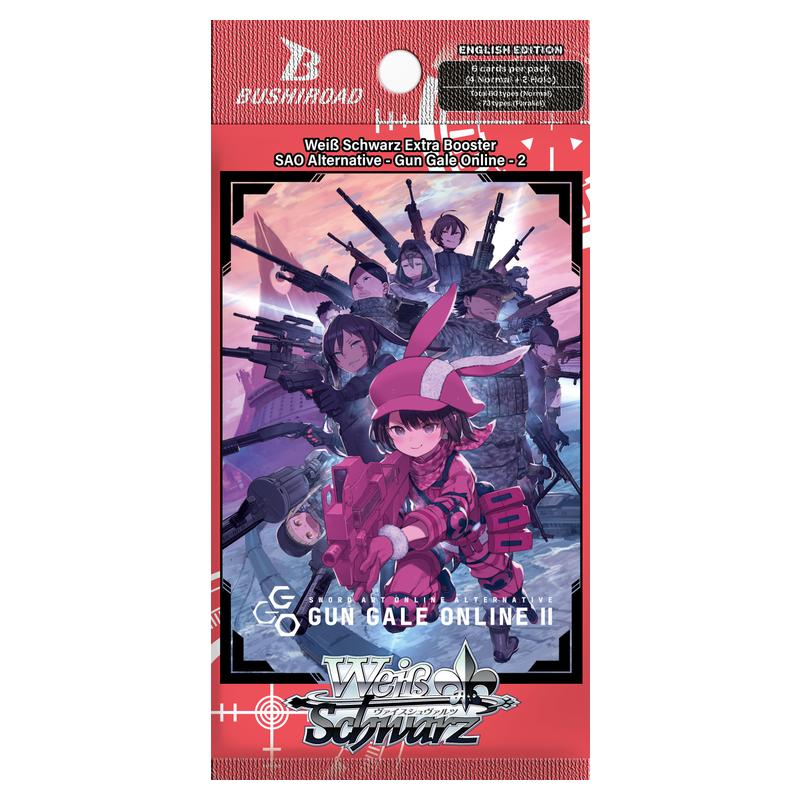 Weiss Schwarz Sword Art Online Alternative Gun Gale Online II Extra Booster Pakke
