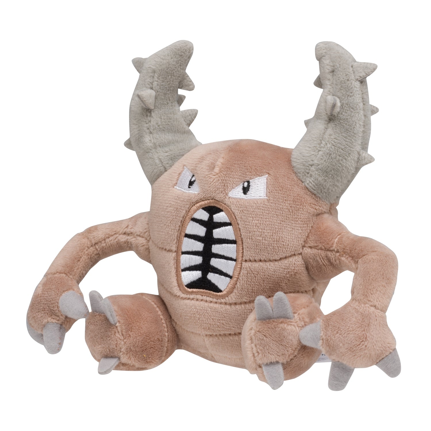 Pinsir Fit Plush fra Pokemon Center Japan, sett forfra