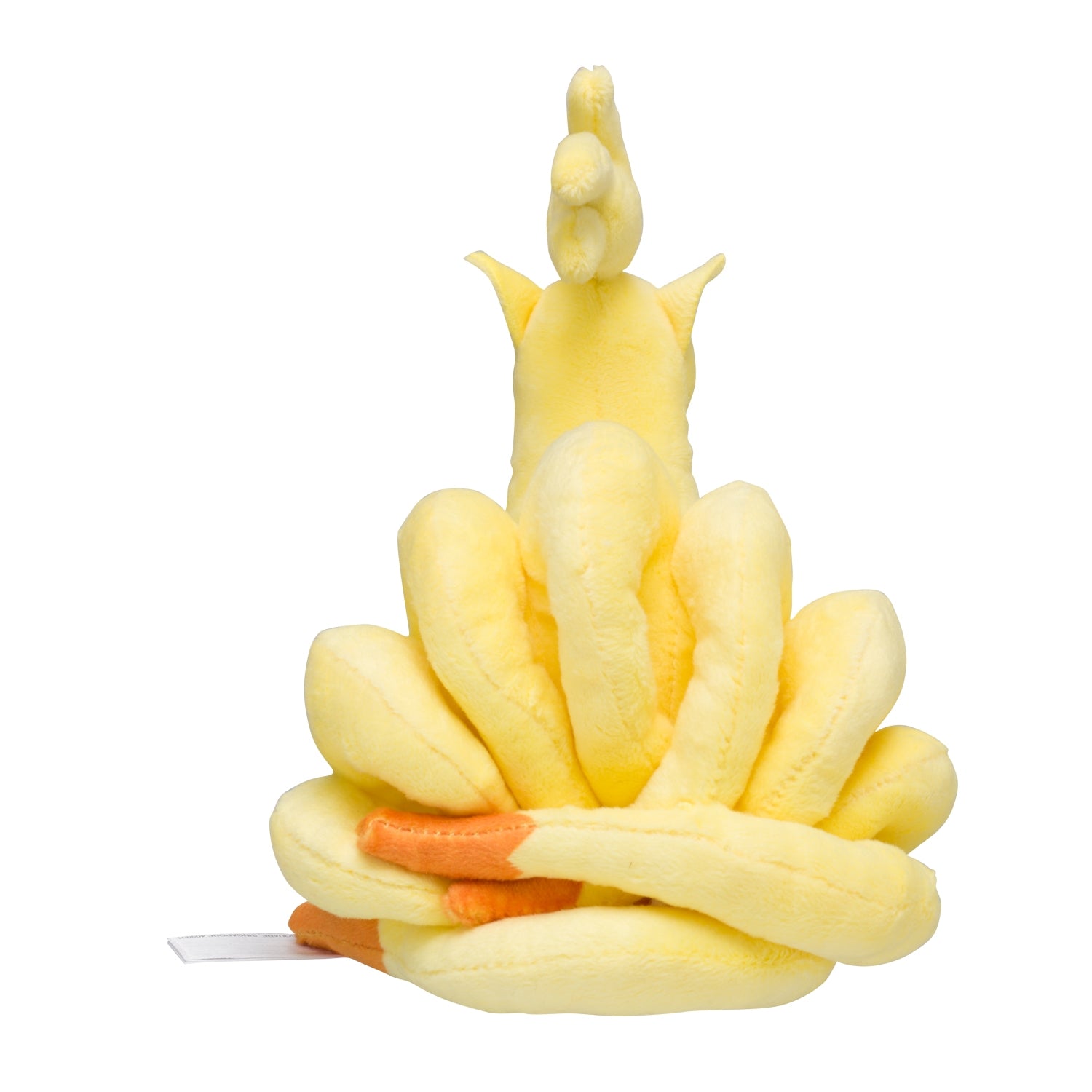 Ninetales Fit Plush fra Pokemon Center Japan, sett bakfra