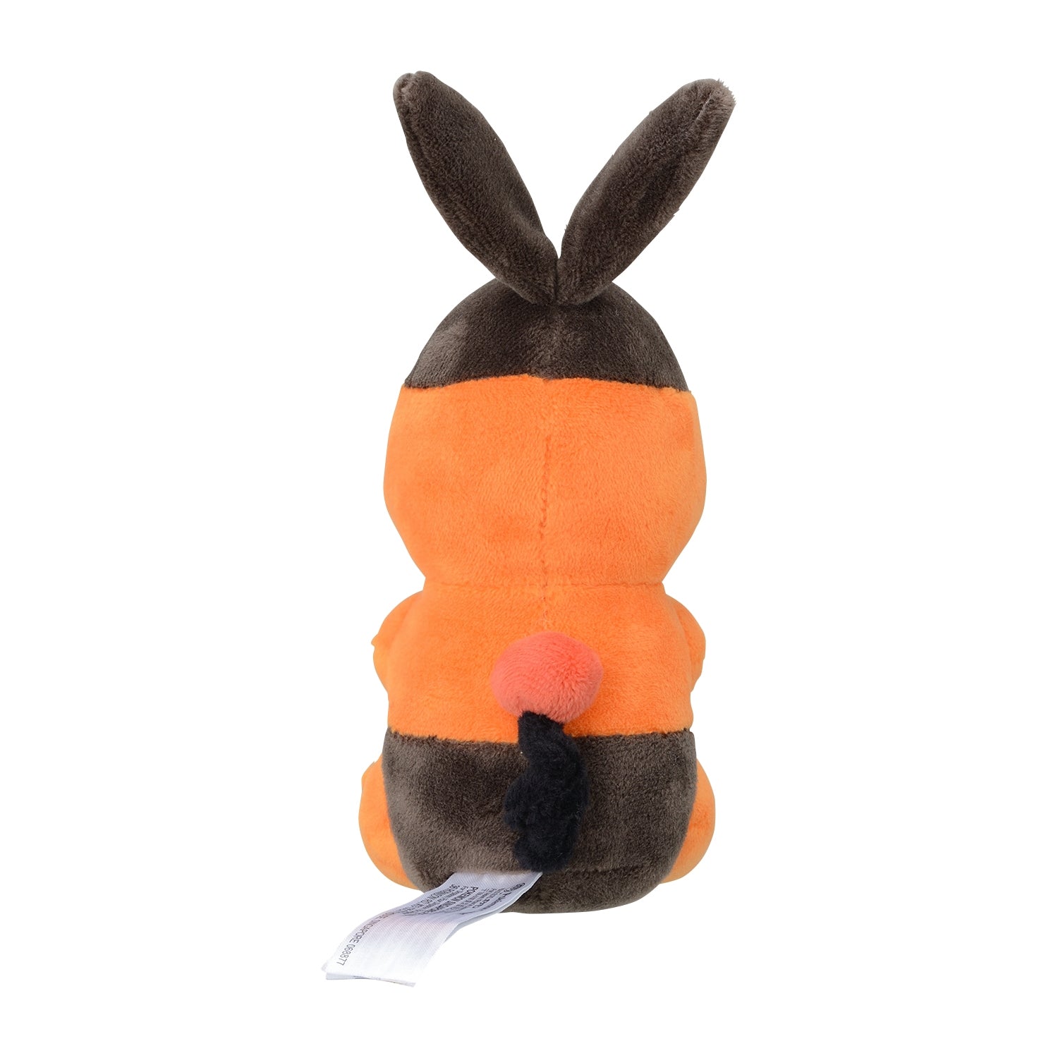 Tepig Fit Plush fra Pokemon Center Japan, sett bakfra
