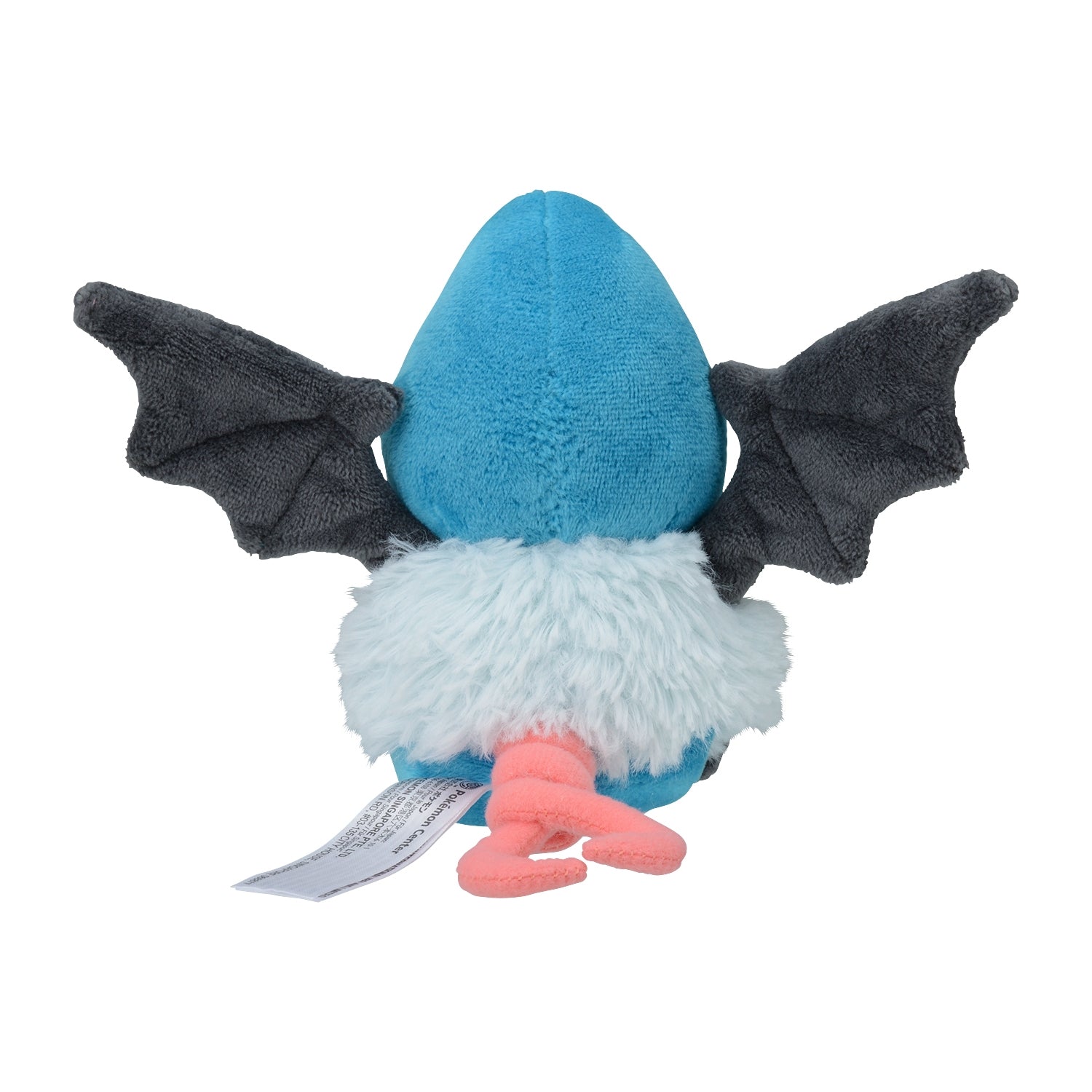 Swoobat Fit Plush fra Pokemon Center Japan, sett bakfra