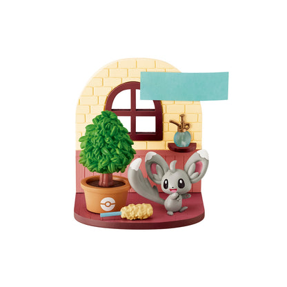 Pokemon Re-Ment DesQ Relaxing Home! Collection Figur (6 stk)