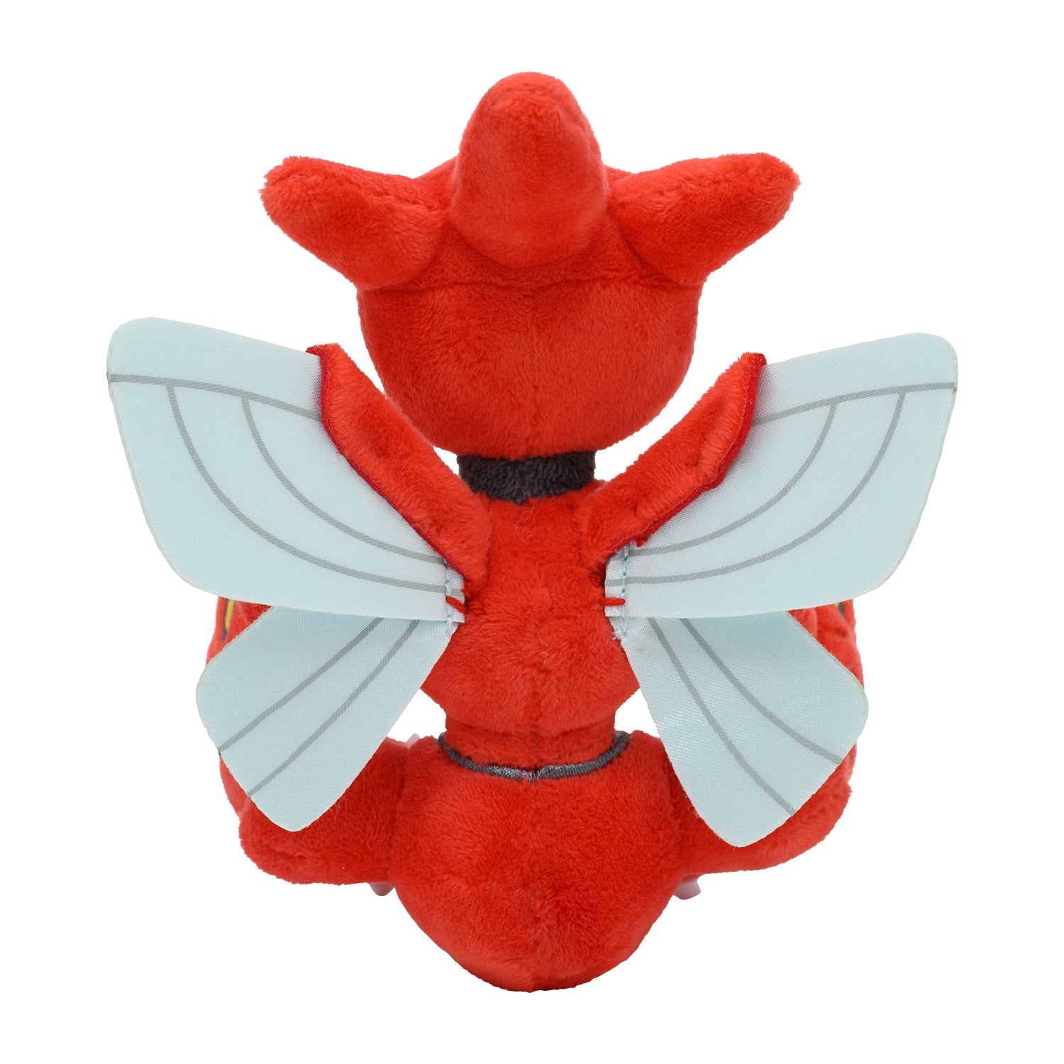Scizor Fit Plush fra Pokemon Center Japan, sett bakfra