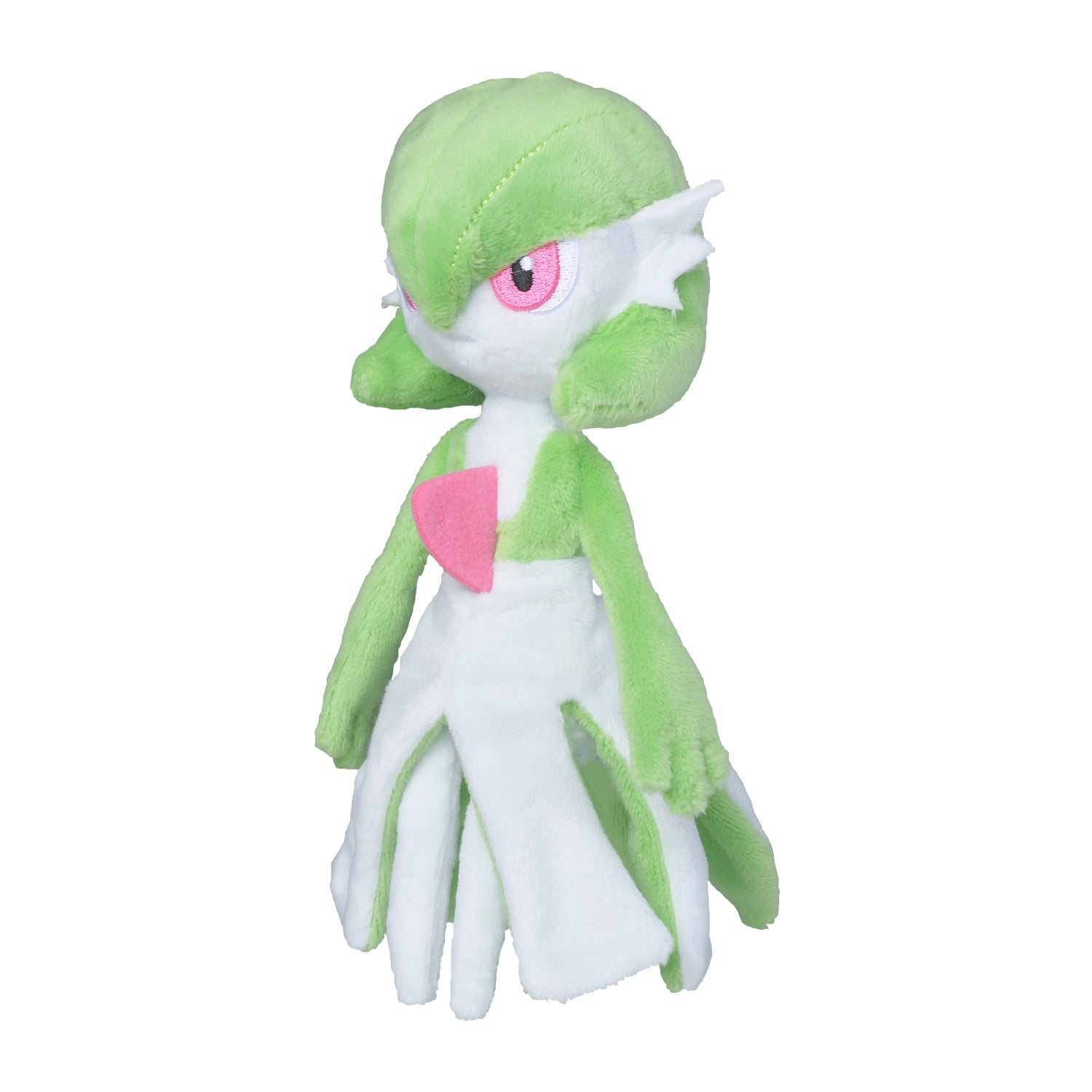 Gardevoir Fit Plush fra Pokemon Center Japan, sett forfra