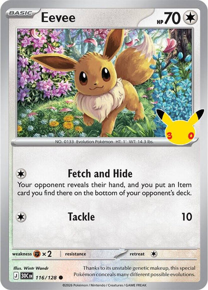 Pokemon 30th Celebration Knock Out Collection Eevee