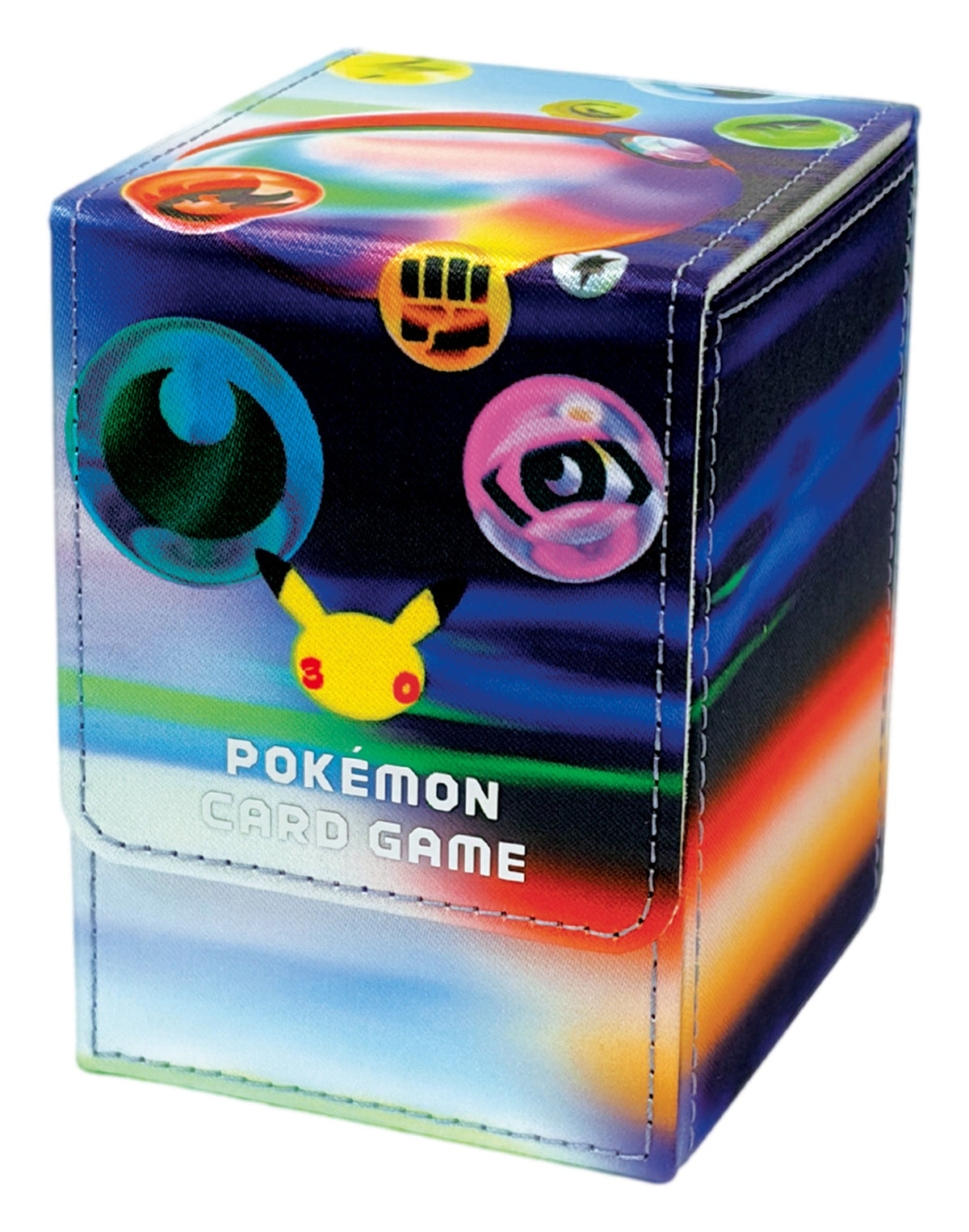 Deck box med Pikachu-logo og fargerikt YOSHIROTTEN-design