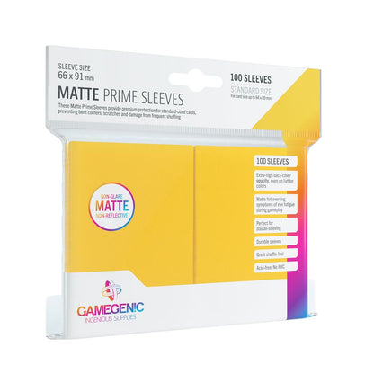 Gamegenic Matte Prime Sleeves (100 stk)