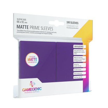 Gamegenic Matte Prime Sleeves (100 stk)