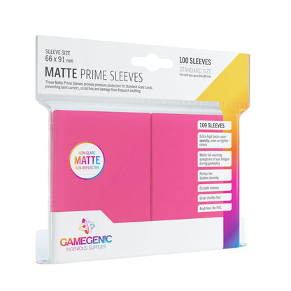 Gamegenic Matte Prime Sleeves (100 stk)