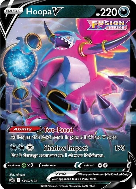 Pokemon Hoopa SWSH176 JUMBO Black Star Promo