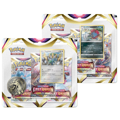 Pokemon Lost Origin 3pk Blister Sett