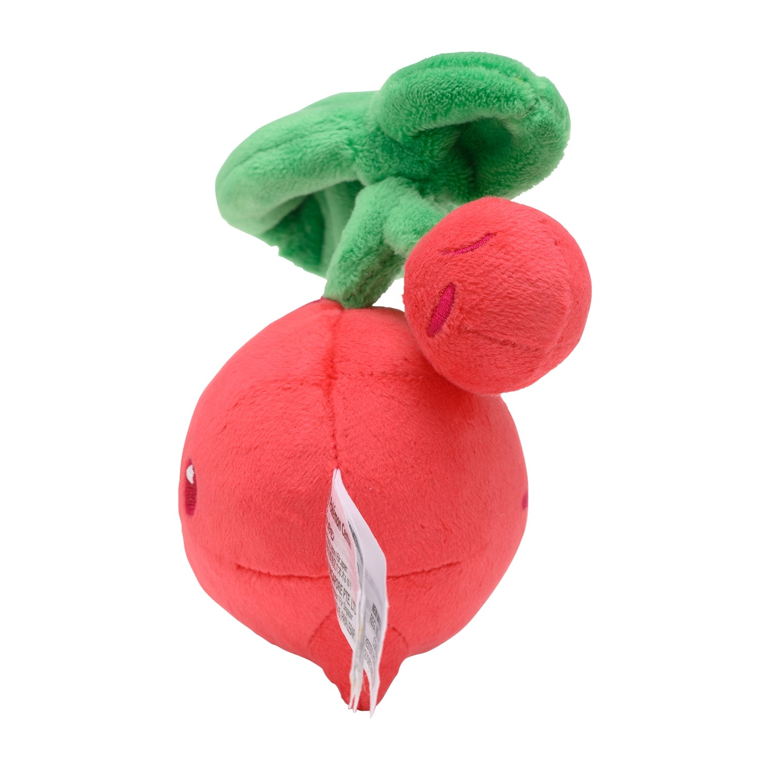 Cherubi Fit Plush fra Pokemon Center Japan, sett fra siden