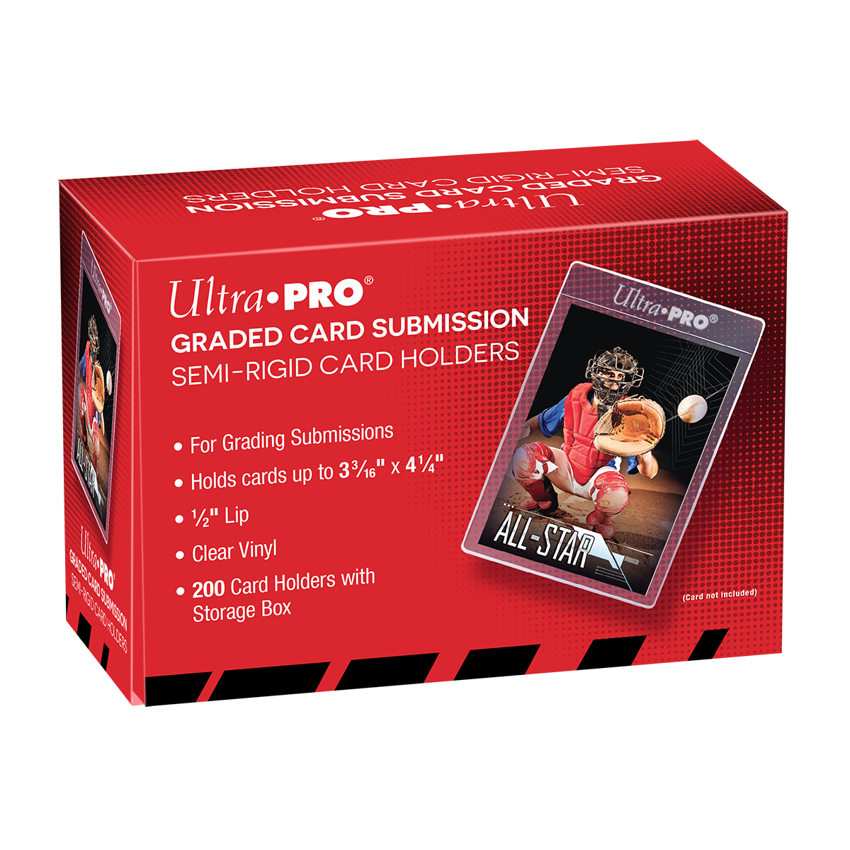 Ultra Pro 1/2" Lip Tall Rigid Semi-Rigid Graded Card Holders (200)