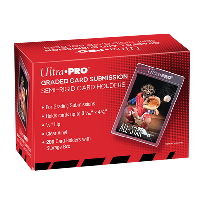 Ultra Pro 1/2" Lip Tall Rigid Semi-Rigid Graded Card Holders (200)