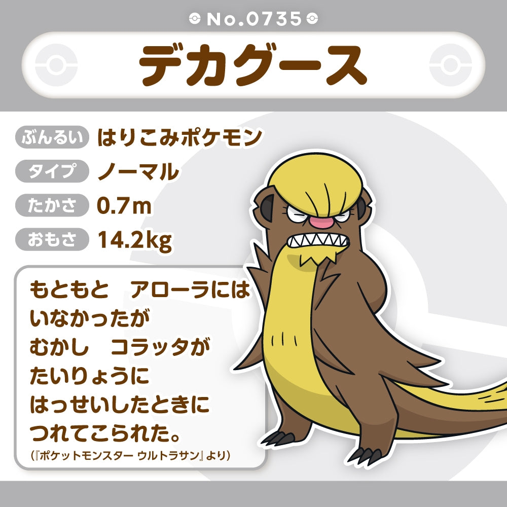 Pokemon Center Japan Gumshoos Fit Plush