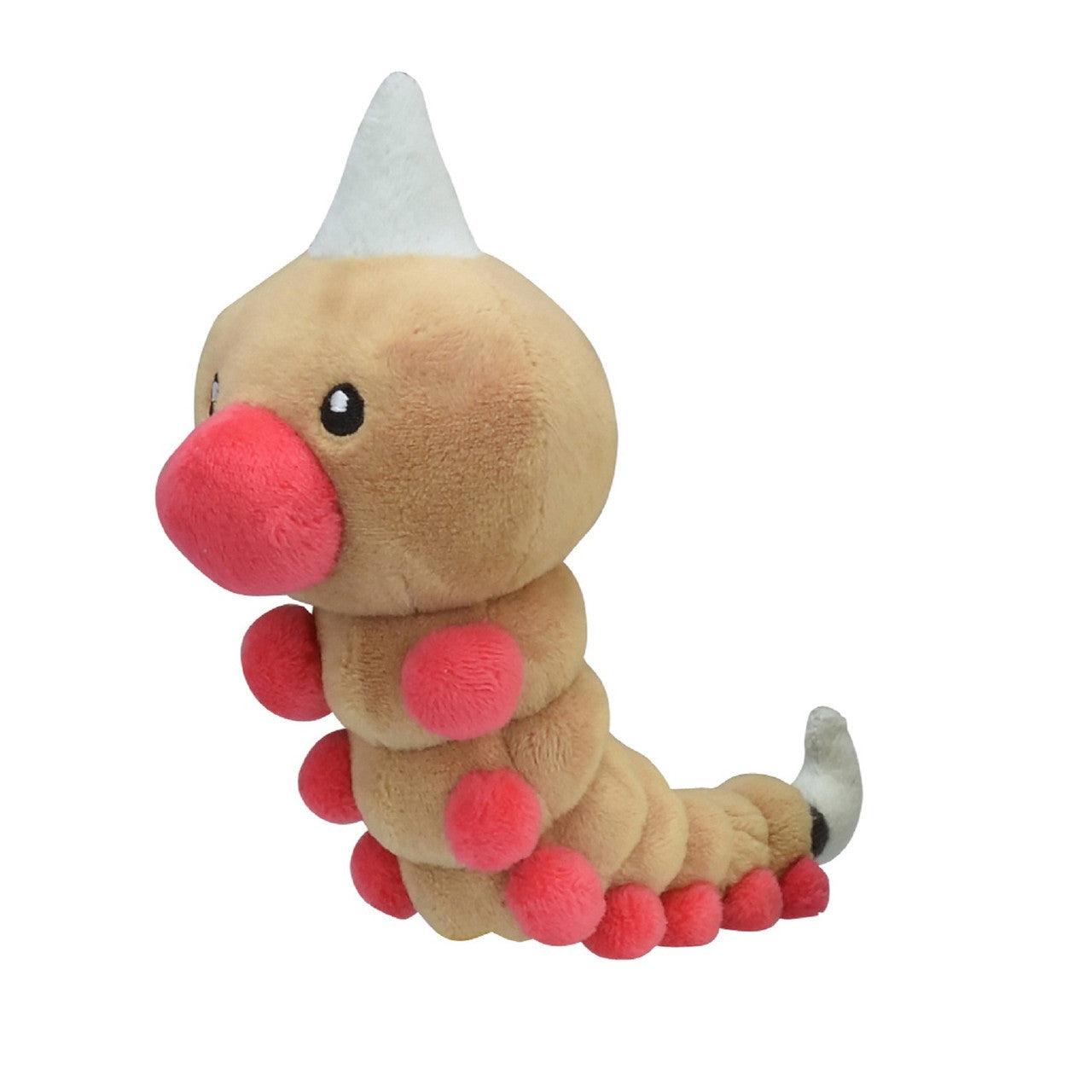 Weedle Fit Plush fra Pokemon Center Japan, sett forfra