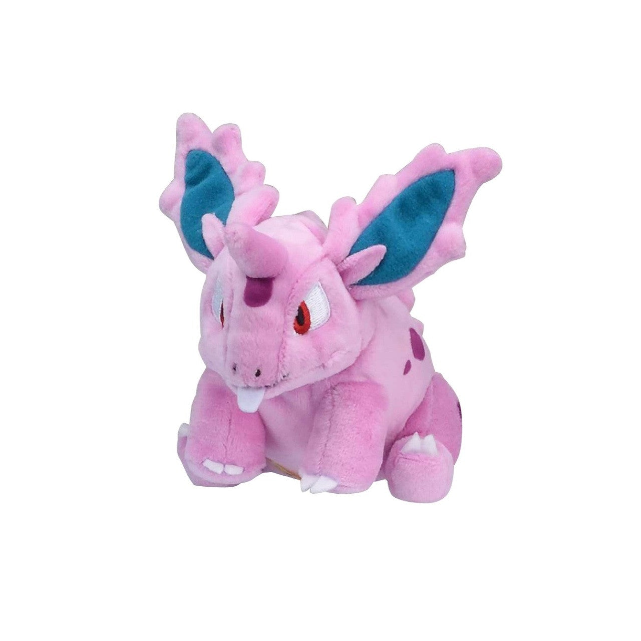 Nidoran♂ Fit Plush fra Pokemon Center Japan, sett forfra