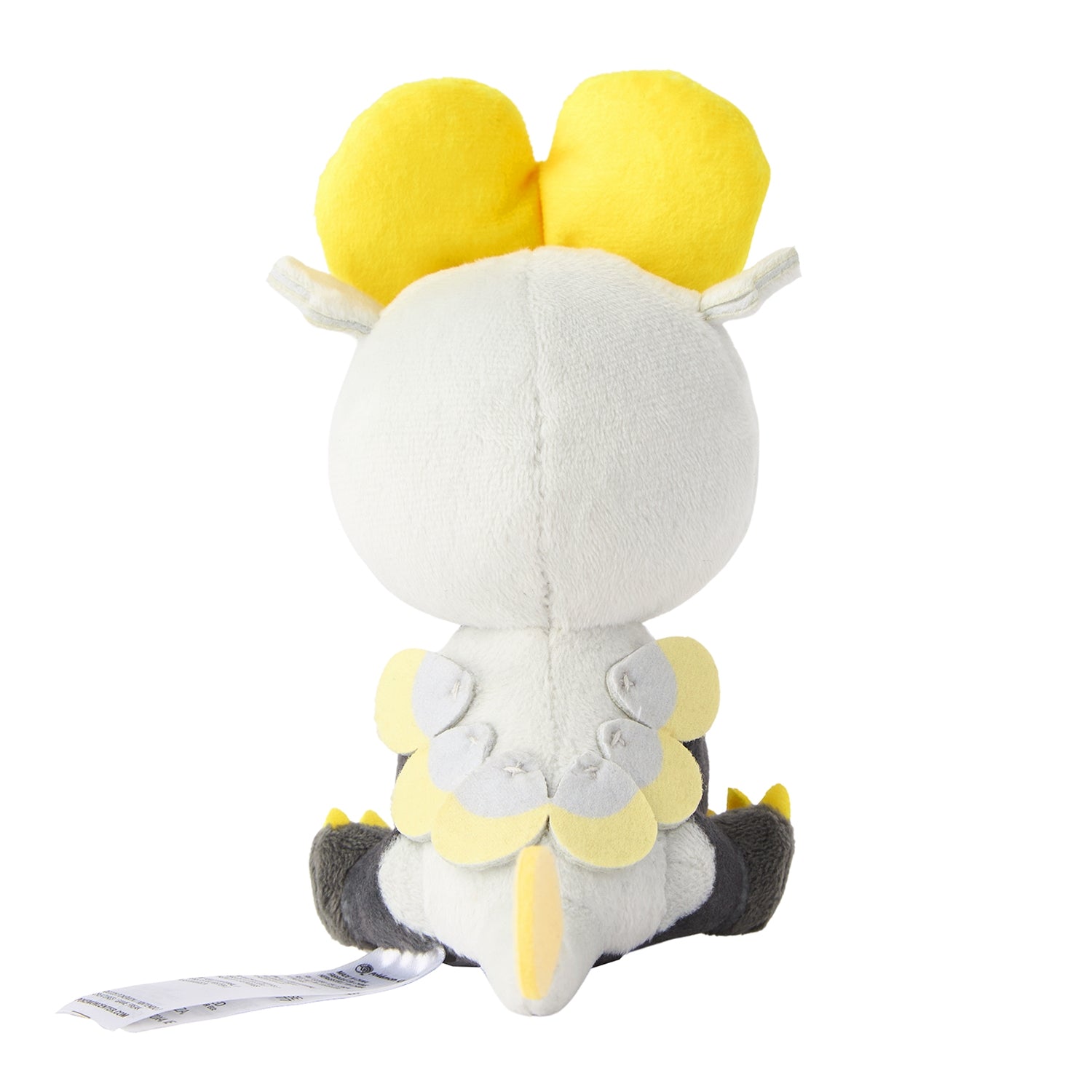 Jangmo-o Fit Plush fra Pokemon Center Japan, sett bakfra