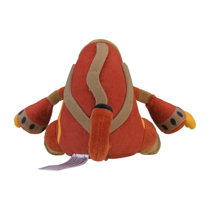 Heatmor Fit Plush fra Pokemon Center Japan, sett bakfra
