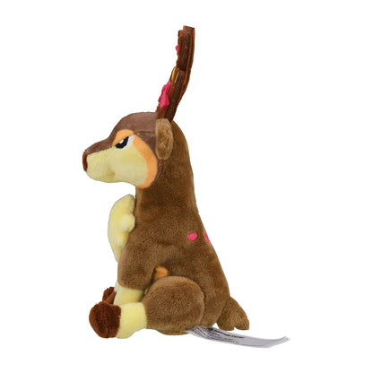 Sawsbuck (Spring Form) Fit Plush fra Pokemon Center Japan, sett fra siden