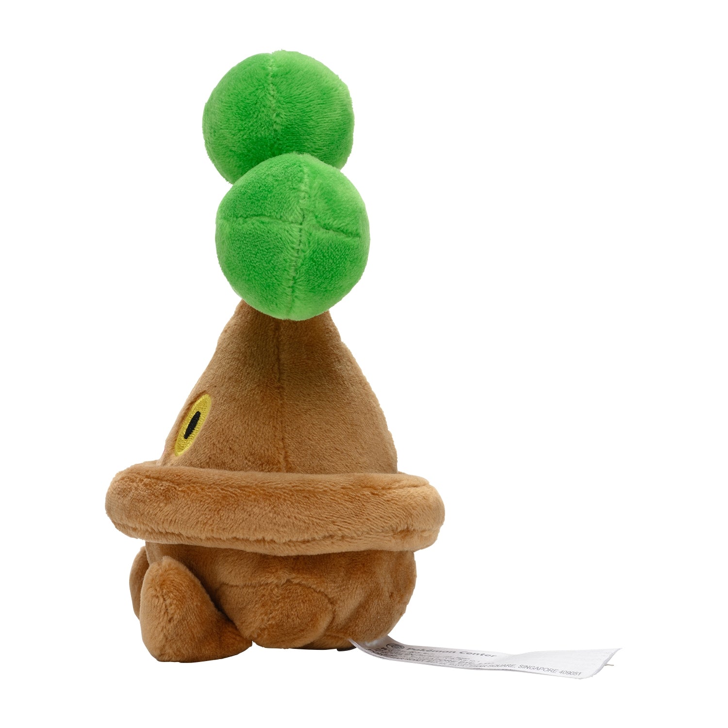 Bonsly Fit Plush fra Pokemon Center Japan, sett fra siden