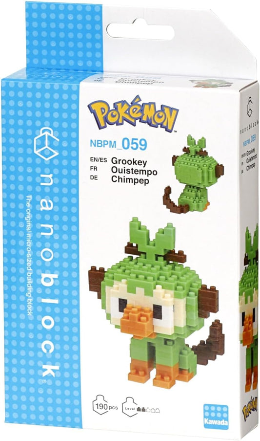 Pokemon Nanoblock Grookey Figur