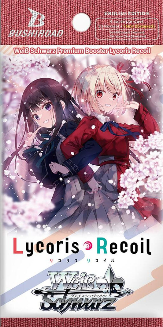 Weiss Schwarz Lycoris Recoil Premium Booster Pakke