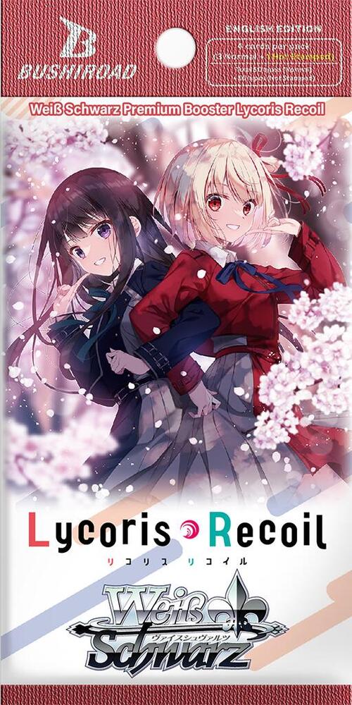 Weiss Schwarz Lycoris Recoil Premium Booster Pakke