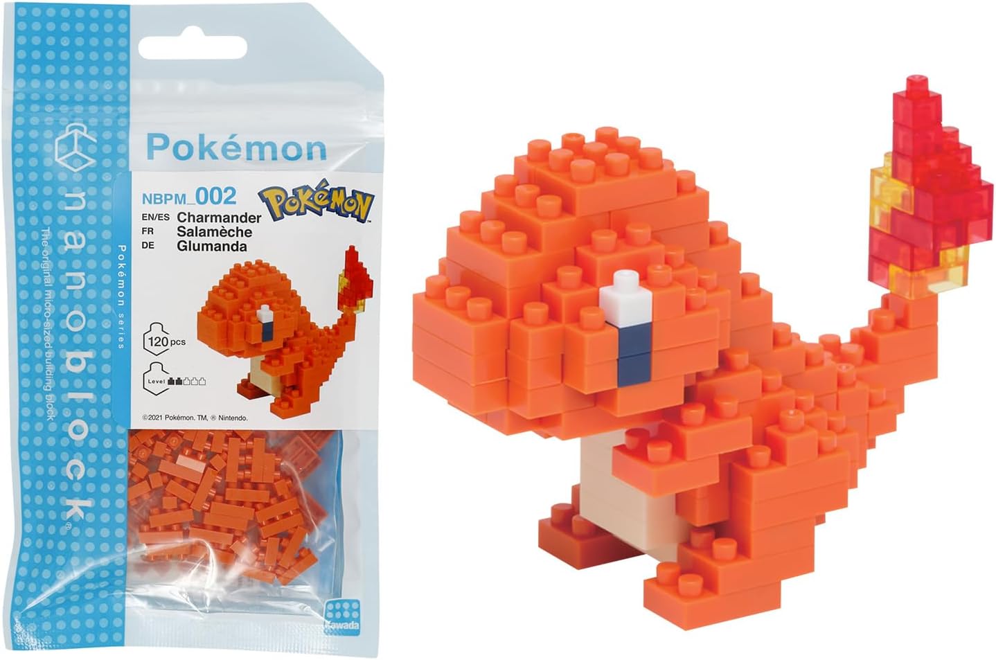 Pokemon Nanoblock Charmander Figur