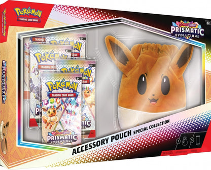 Pokemon Prismatic Evolutions Accessory Pouch Special Collection