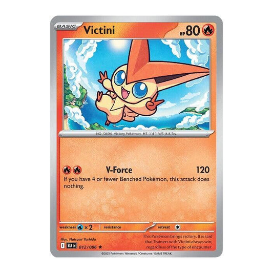 Pokemon Victini 012/086 Pokeball Reverse Holo Promo