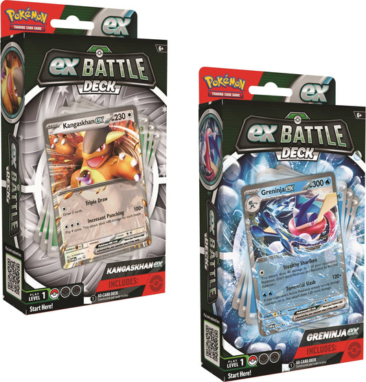 Pokemon Kangaskhan & Greninja ex Battle Deck Sett